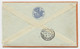 KENYA AND UGANDA 30C PAIRE +15C LETTRE COVER AIR MAAIL 24 JU 1934 TO FRANCE - Kenya & Oeganda