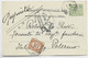 MONACO 5C SOLO CARTE MONTE CARLO 1903 POUR ITALIA PALERMA TAXE 10C + 1 1/2 - Storia Postale
