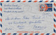 2 Vignettes CHRISTMAS GREETINGS 1964 Sur AEROGRAMME US POSTAGE AIR MAIL De NEW-YORK  14/12/1964  Pour NICE - 1961-80