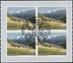 Suisse - 2021 - Schweizer Pärke - Viererblock - Ersttag Stempel ET - Used Stamps