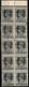 INDIA 1937 King George VI 3 Ps Overprinted Pakistan Sheet Of Of 10 Stamps MNH Hand Print - Nuovi
