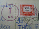 D187107  USA Miami Beach - Cancel Miami Florida  T.NY - Postage Due - Hungary  20+80 Fillér Porto Stamps  Pécs  1971 - Strafport