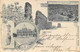 CPA UN SALUTO DA ROMA      1900 - Panoramic Views