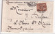 1896 - PERFORE / PERFIN ! - SAGE Sur LETTRE De CLAUDE LAFONTAINE à CHARLEVILLE (ARDENNES) - Altri & Non Classificati
