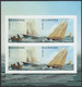 Qc.b BLUENOSE SHIP /YACHT / BOAT - 100TH ANNIVERSARY = BACK Page/Pane Of 4 Stamps (2 Pairs) From Booklet MNH Canada 2021 - Booklets Pages