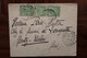 France 1905 SFAX Régence De Tunis Mielan Gers General Larroquette Tunisie Cover Colonie Bande Triple - Briefe U. Dokumente