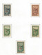 TIMBRE , Neuf , Sur Charnière, REUNION, Surcharge France Libre, LOT DE 5 TIMBRES, 2 Scans, Frais Fr 1.65 E - Neufs