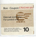 Ancien Ticket  ORBIS POLOGNE , For Control Only EM 0590148, Dim: 6,8 X 6,6 Cm. - Unclassified