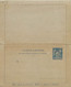 TRES  BELLE CARTE LETTRE AVEC REPONSE PAYEE AU TYPE " 15 Cmes SAGE BLEU " - 1894-PIQUAGE C - Tarjetas Cartas