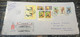 (1 E 26) Large Letter Posted REGISTERED From FRANCE (during COVID-19 Pandemic) Asterix - Spirou & Other Stamps - Cartas & Documentos