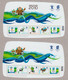 Qt. BRONZE OVERPRINT + REGULAR = Set Of 2 SSs = 2010 VANCOUVER OLYMPICS = Canada 2009 #2305, 2305f MNH - Invierno 2010: Vancouver