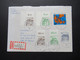 Berlin / BRD MiF 1980 Freimarken BuS Eckrand / Oberrand Einschreiben Fernbrief Frankfurt Am Main - Potsdam - Storia Postale