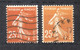 Semeuse - 1927 - 25c Jaune Brun - YT 235  - Variété - Used Stamps