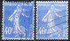 Semeuse - 1927 - 40c Outremer - YT 237  - Variété - Used Stamps