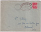 1955 - BASE AERIENNE 135 - ENVELOPPE FM De COGNAC (CHARENTE) => BILLANCOURT - Military Postmarks From 1900 (out Of Wars Periods)