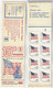 USA United States 1978 Complete Booklet With 8 Stamp Fort McHenry Flag Navy Warship Sailing Ship - 1941-80