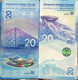 2022 CHINA WINTER OLYMPIC SPECIAL COMMEMORATIVE BANK NOTES, PAIR SET, ONE POLYMER AND OTHER NORMAL PAPER MONEY - Cina