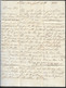 1827 RARE WHALE WHALING LETTER - 6 MONTH JOURNEY - NEW BEDFORD - CONTENTS ! - Balene