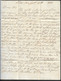 1827 RARE WHALE WHALING LETTER - 6 MONTH JOURNEY - NEW BEDFORD - CONTENTS ! - Ballenas