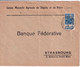 1929 - BANDE PUB "REGLISSE FLORENT" Sur JEANNE D'ARC Sur ENVELOPPE De STRASBOURG - Covers & Documents