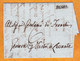 1810 - Lettre Pliée Avec Correspondance  En Italien De ROME Vers Genova, Levante, Italia - 1792-1815: Veroverde Departementen