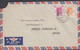 1949. HONGKONG. GEORG VI. ONE DOLLAR + 50 C On AIR MAIL Cover To Denmark. Cancelled HONG KO... (Michel  156+) - JF427064 - Lettres & Documents