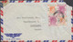 1950. HONGKONG. GEORG VI. 2 Ex ONE DOLLAR + 2 Ex 50 C On AIR MAIL Cover To Denmark. Cancell... (Michel  156+) - JF427069 - Brieven En Documenten
