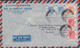1949. HONGKONG. GEORG VI. ONE DOLLAR + 2 Ex TWENTY CENTS + 2 Ex THIRTY CENTS On AIR MAIL Co... (Michel  156+) - JF427070 - Cartas & Documentos