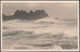 Rough Seas, Land's End, Cornwall, C.1940s - First & Last House RP Postcard - Land's End