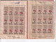 1940 à 1946 - VIGNETTES Des MUTILES ET INVALIDES Du TRAVAIL Sur CARNET COMPLET De BELLERIVE SUR ALLIER - Covers & Documents