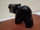 Delcampe - Escultura De Un Hipopótamo Con La Boca Abierta. De Piedra Negra. - Autres & Non Classés