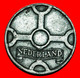 * OCCUPATION By GERMANY (1941-1944): NETHERLANDS ★ 1 CENT 1941! ERROR!★LOW START★ NO RESERVE! - Military Coin Minting - WWII