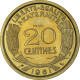 Monnaie, France, 20 Centimes, 1961, Paris, FDC, Aluminium-Bronze, Gadoury:326 - Prova