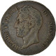 Monnaie, Monaco, Honore V, 5 Centimes, Cinq, 1837, Monaco, TB+, Cast Brass - 1819-1922 Honoré V, Charles III, Albert I