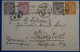 C CHINA BELLE CARTE VERY RARE 1904 SHANGHAI CHINE POUR DARMSTADT GERMANY + AFFRANCH.INTERESSANT - Cartas & Documentos