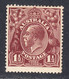 Australia 1924 Mint Mounted, Wmk 5, Deep Red-brown, See Notes, Sc# ,SG 59 - Mint Stamps