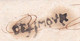 1759 - Marque Postale DE LIMOUX  (23 X 4 Mm) Sur Lettre Pliée Avec Correspondance Vers MONTAUBAN - 1701-1800: Precursors XVIII