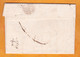 1759 - Marque Postale DE LIMOUX  (23 X 4 Mm) Sur Lettre Pliée Avec Correspondance Vers MONTAUBAN - 1701-1800: Précurseurs XVIII