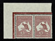 Australia 1935 Kangaroo 2/- Maroon C Of A Wmk Die II Corner Pair MNH - Variety - Ungebraucht