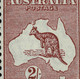 Australia 1935 Kangaroo 2/- Maroon C Of A Wmk Die II Corner Pair MNH - Variety - Neufs
