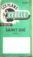 Les Plans Cybèle - St Saint-Dié (Vosges) Avec Noms Des Rues - Other & Unclassified