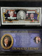 COFFRET DONALD TRUMP / BILLET 2 DOLLARS + HALF DOLLAR COLORISE SUR KENNEDY / CERTIFICAT / USA - Sammlungen