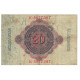 Billet, Allemagne, 20 Mark, 1914, 1914-02-19, KM:31, TB - 20 Mark