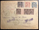 Martinique Entier Lettre 15c Bleu Recommandé De 1893 De St Pierre Tarif Etranger à 50c +31, 33 & 35 X3 Pour Caracas RR - Storia Postale