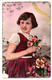 SAINTE CATHERINE -- Portrait De Jeune Fille  ( Roses) ..........à Saisir - Sint Catharina