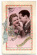SAINTE CATHERINE -- Couple D'amoureux  ( Fleur Et Noeud En Tissu ).......carte Double ..............à Saisir - Santa Caterina