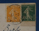 AL4 FRANCE CAIRE  BELLE CARTE   1924 EGYPTE POUR TROYES FRANCE    + + AFFRANCH. INTERESSANT - Briefe U. Dokumente