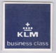 KLM ,AIRLINES BUSINESS CLASS DELFT POLYCHROME ,COASTER , - Onderleggers