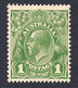 Australia 1926-30 Mint No Hinge, Sage-green, Die 2, Wmk 7, Sc# ,SG 95b - Nuevos