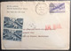 Martinique US Lettre Mixte D'essai "AIR MAIL TEST" !! 1946 De New York Pour La MARTINIQUE PA 10c Bleu Puis Réexpédiée - Brieven En Documenten